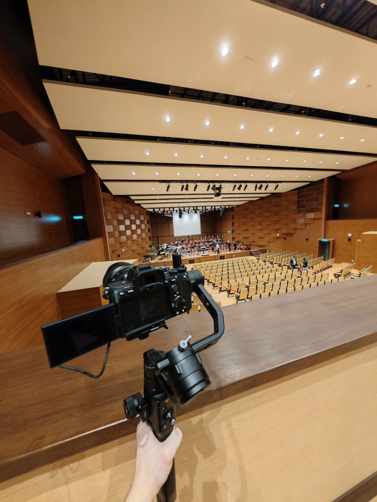 Video shoot event for Tutti Wind Orchestra